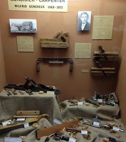 display at a museum